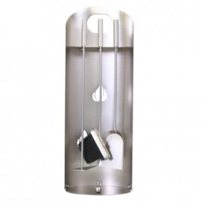 Edelstahl Kaminbesteck 3 tlg.