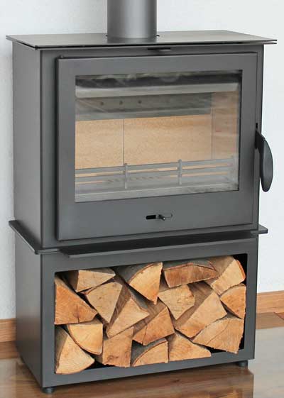 Kaminofen Juhnberg Lorenz 7kW mit Holzfach – Bild 9