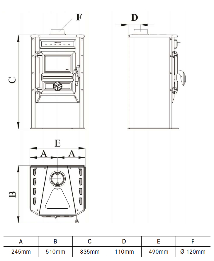 Holzofen Konstantin 6 kW – Bild 6